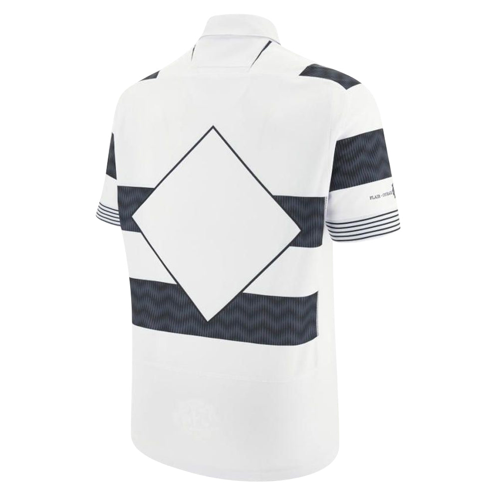 2024-2025 Barbarians Home Poly Rugby Replica Shirt Product - Football Shirts Macron   